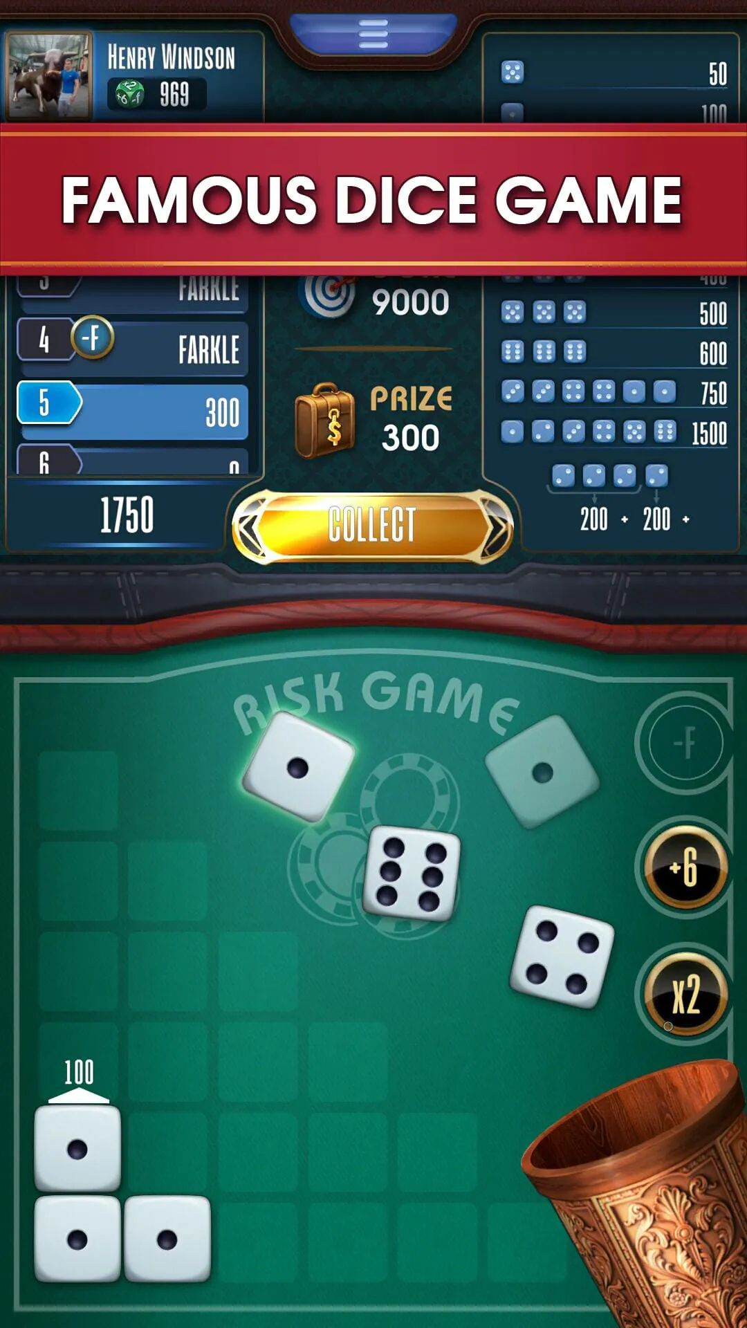Farkle online 10000 Dice Game