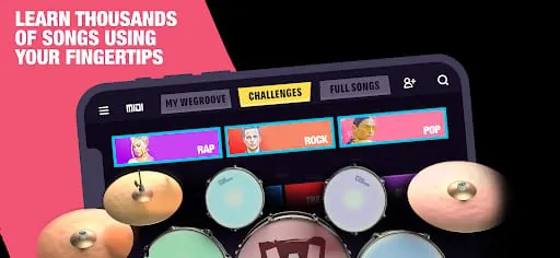 WeGroove: play & learn to drum