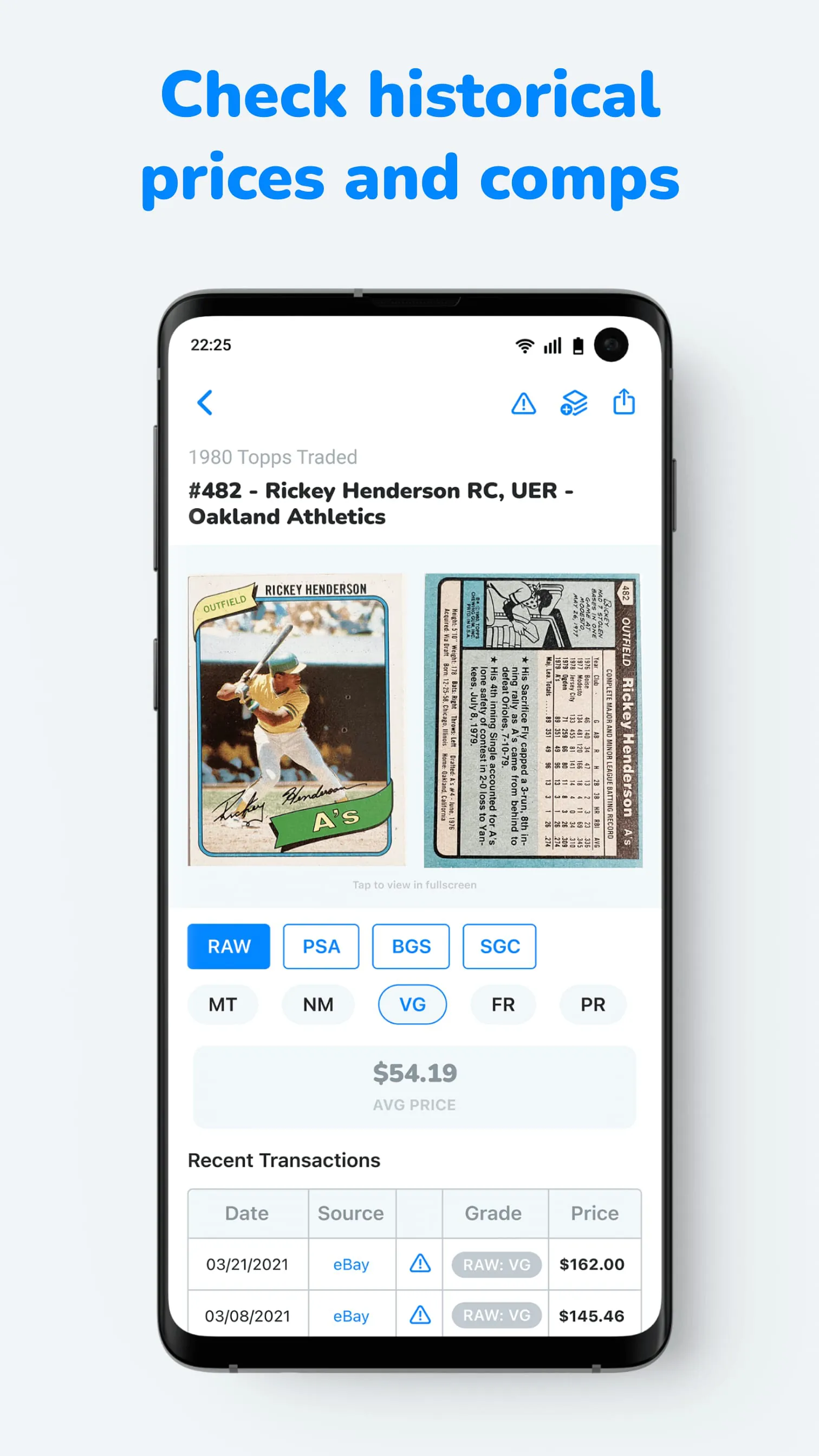 CollX: Sports Card Scanner