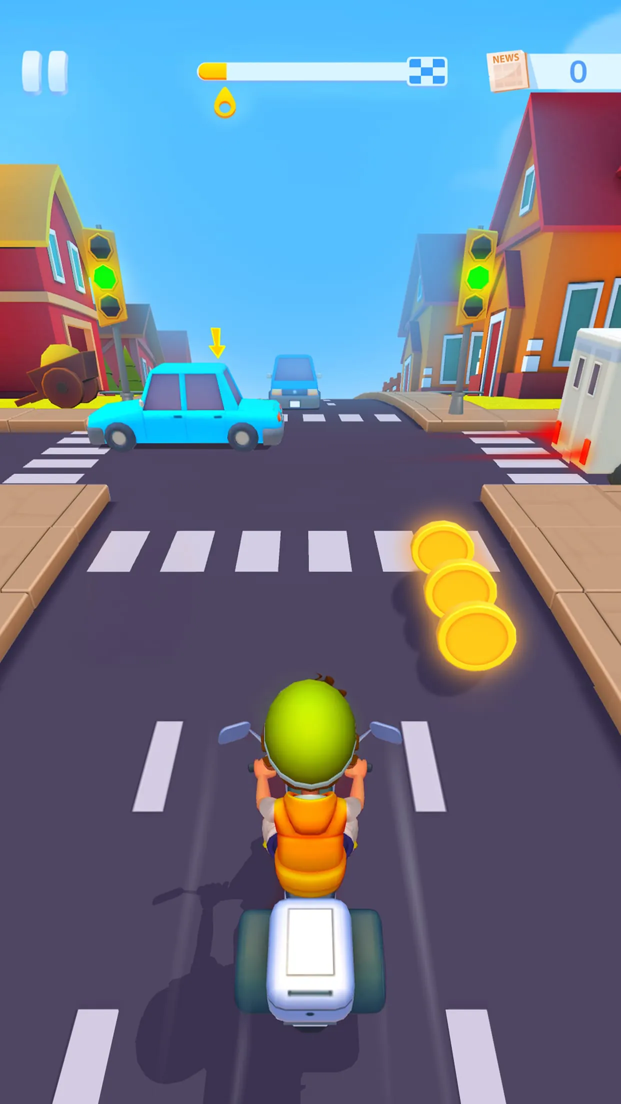 Paper Boy Race: Running game