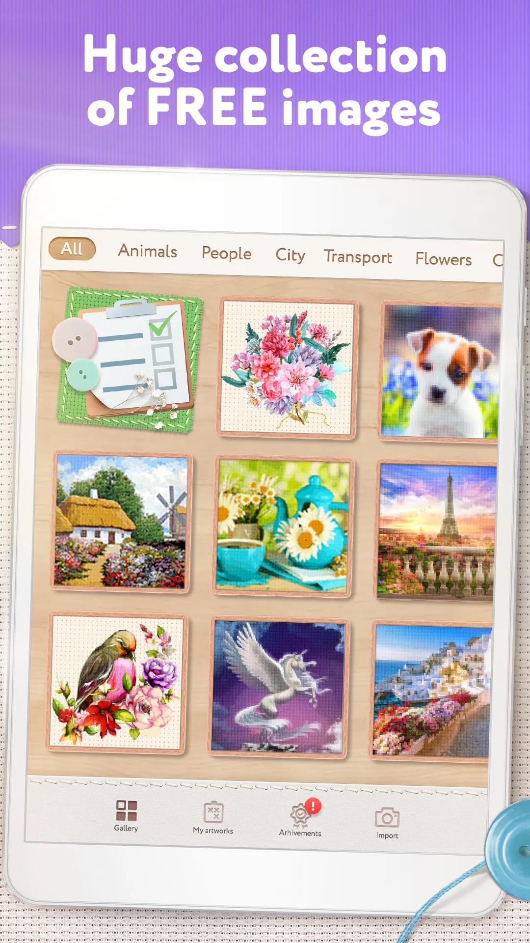 Magic Cross Stitch: Pixel Art