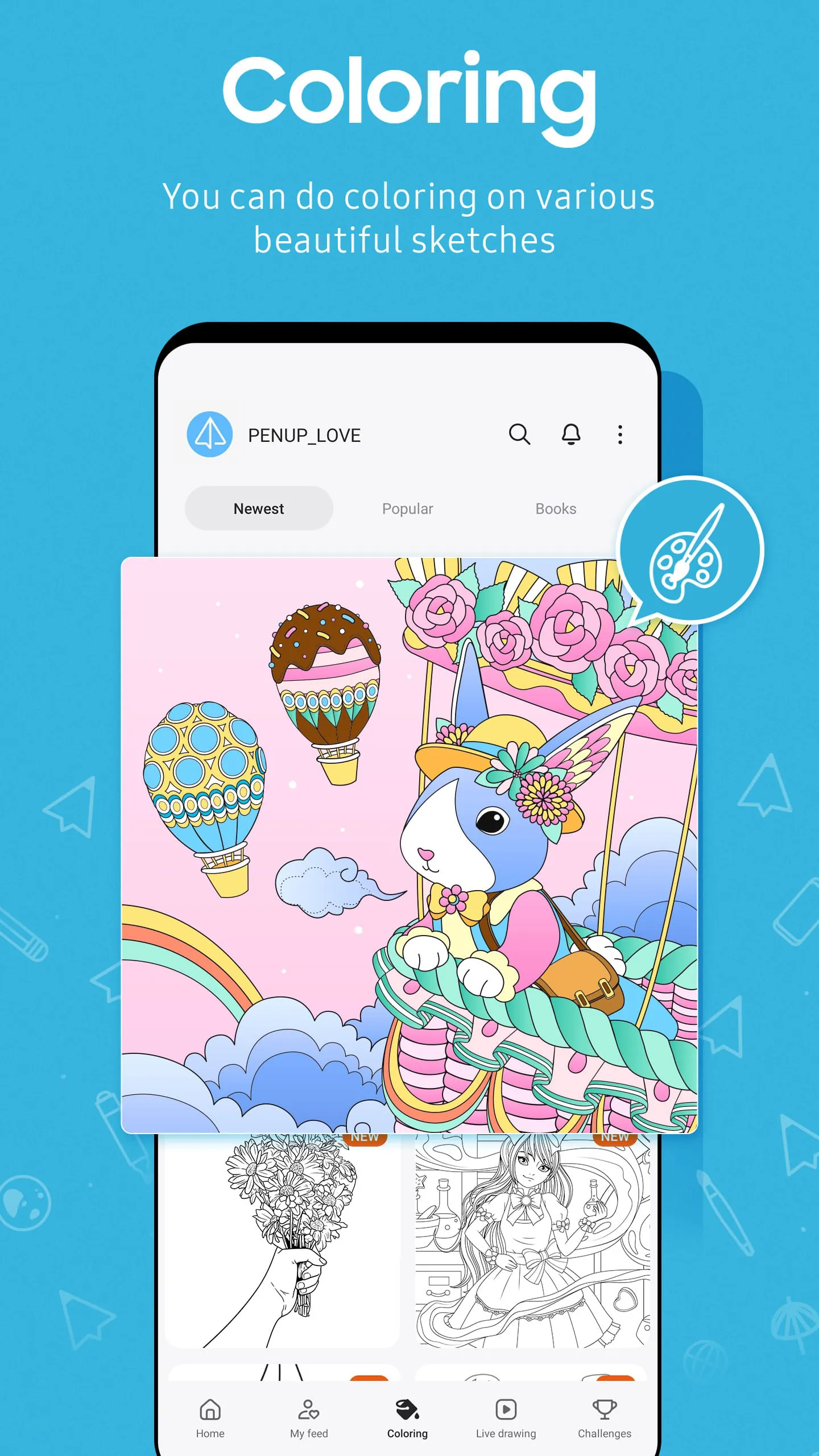 PENUP – Drawing-sharing SNS