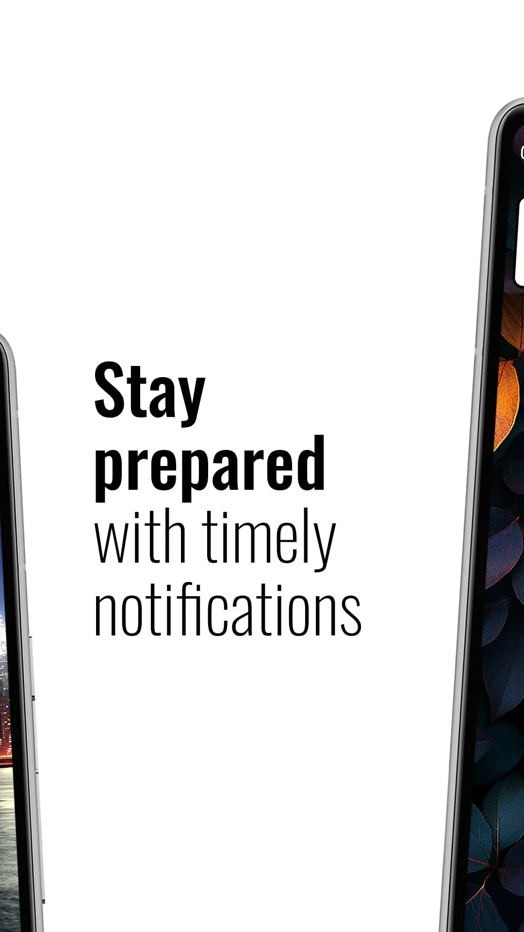 Transparent clock and weather