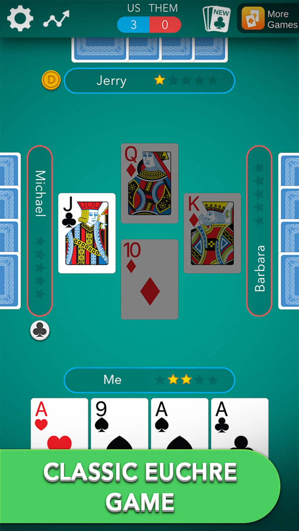 Euchre Classic Card Game