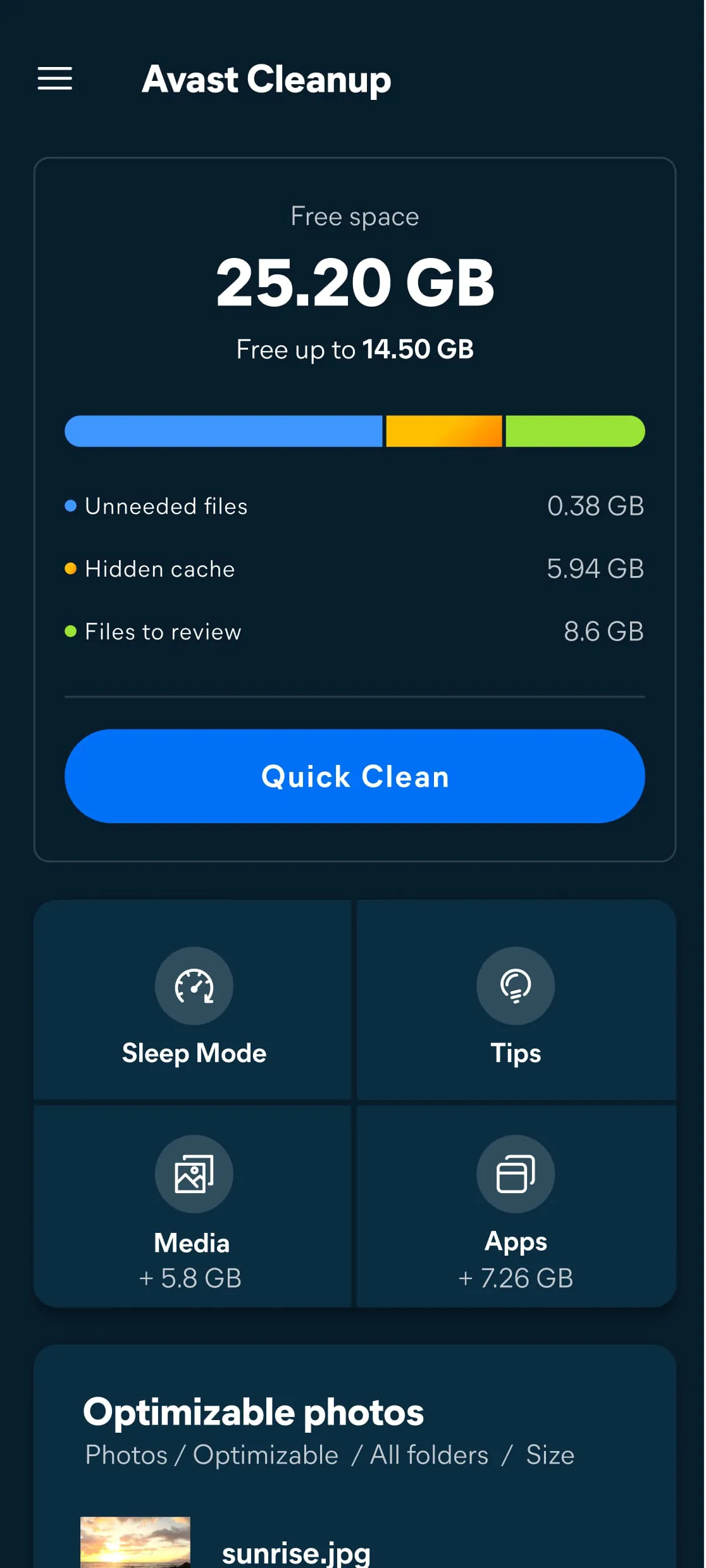 Avast Cleanup – Phone Cleaner