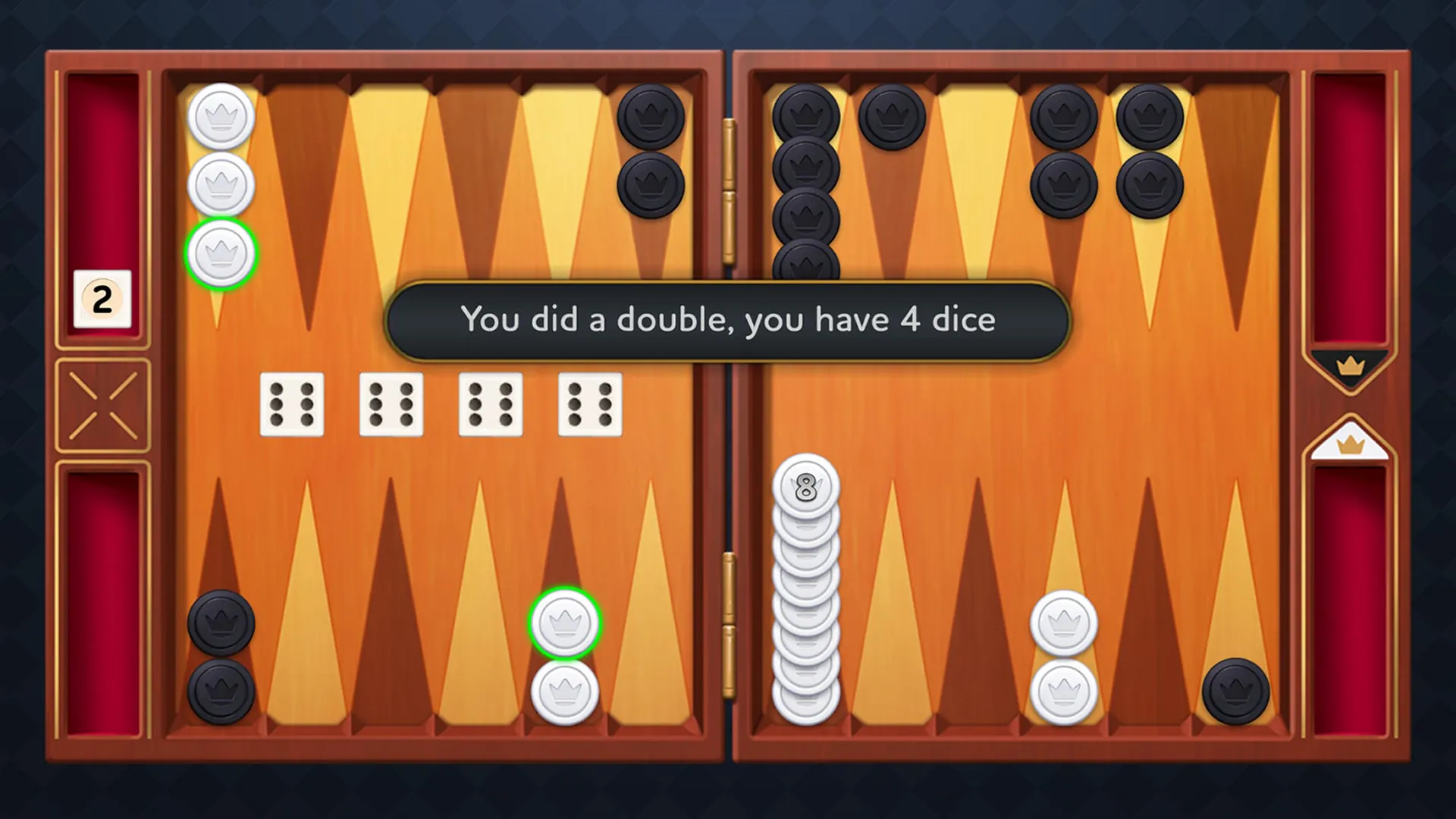Backgammon: Dice Board Game