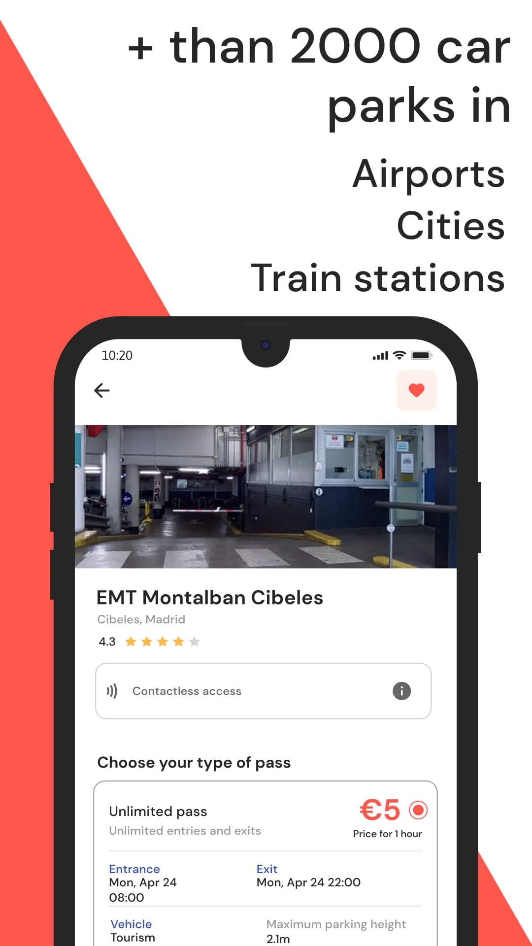 Book Parking Spaces - Parclick