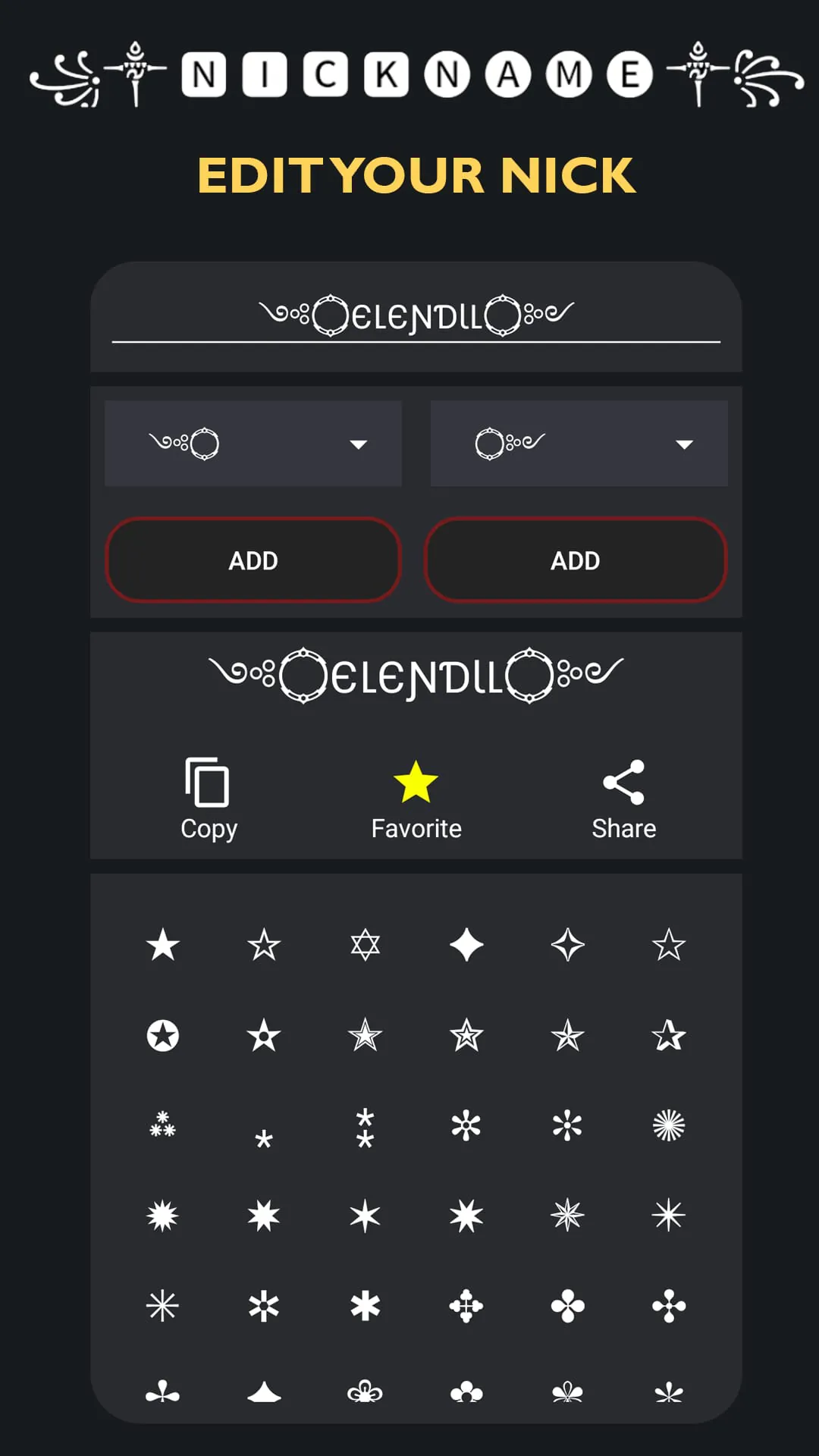 Crosshair & Nickname Generator