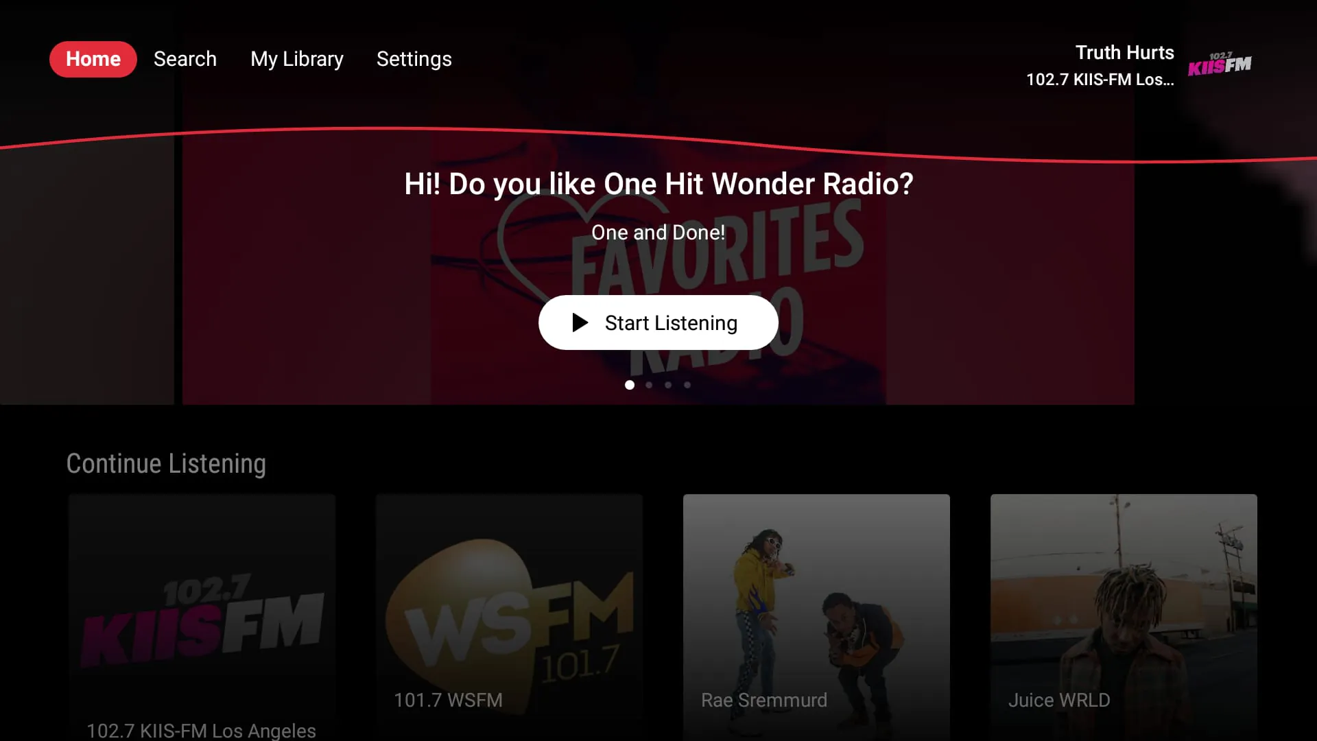 iHeartRadio for Google TV