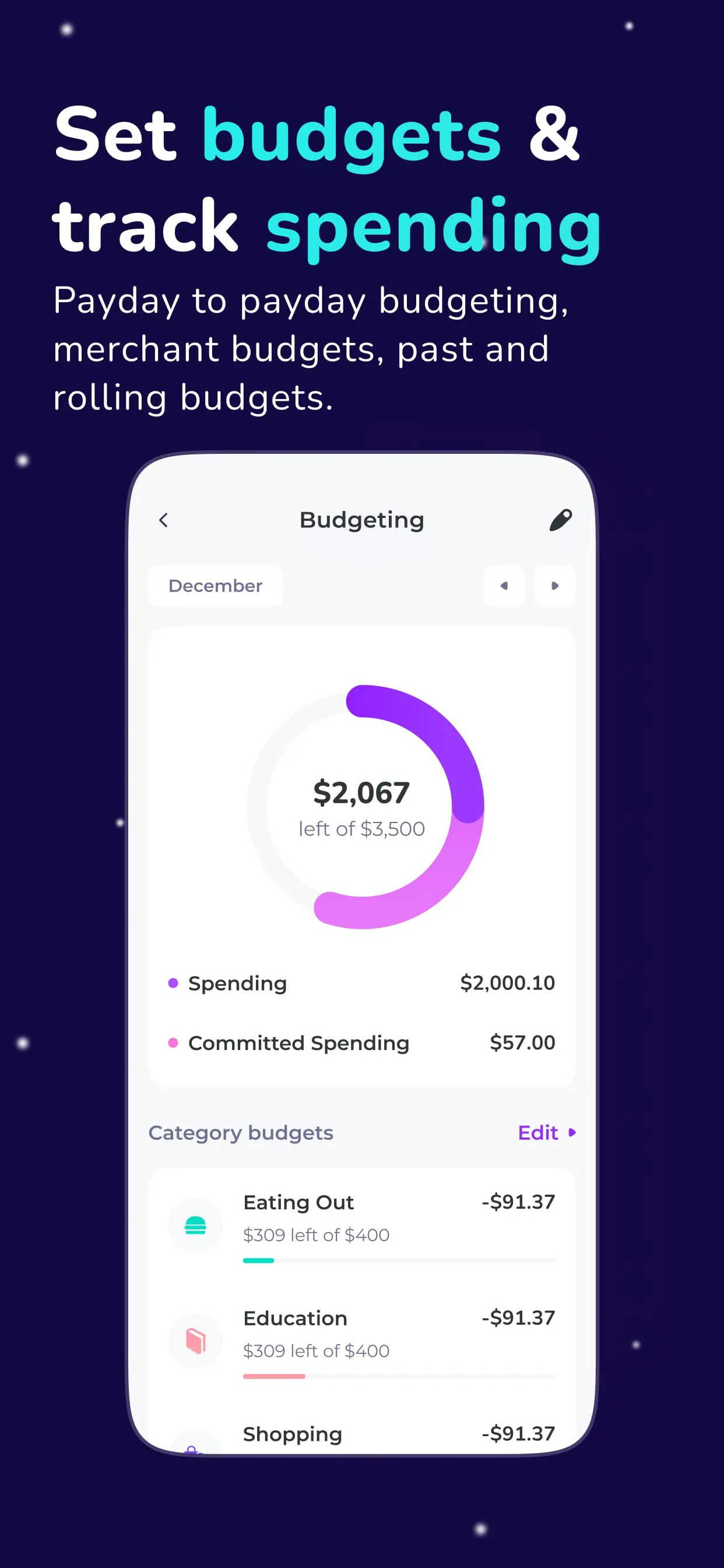 Emma - Budget Planner Tracker