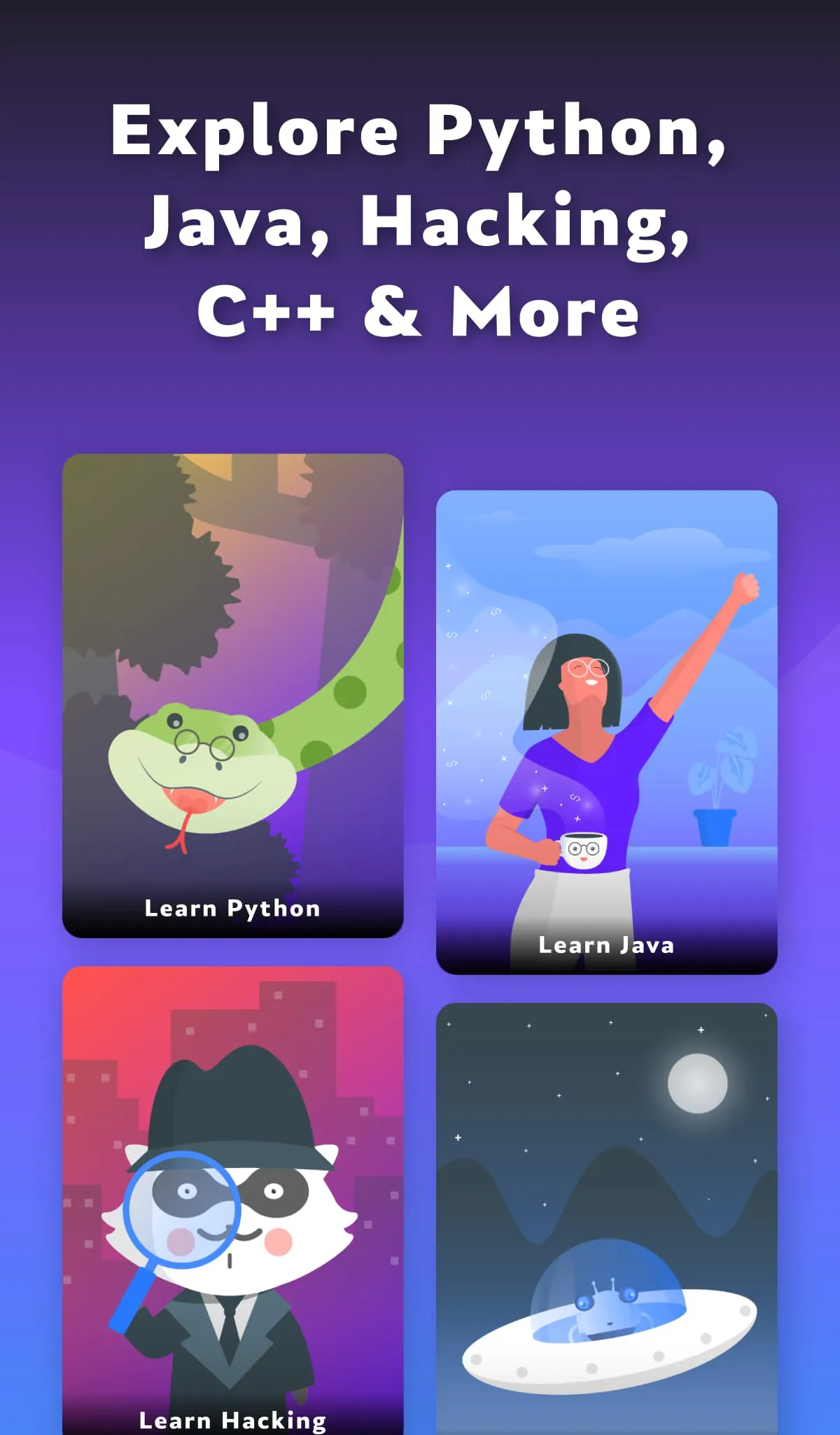 Learn Python, Java : Coding X