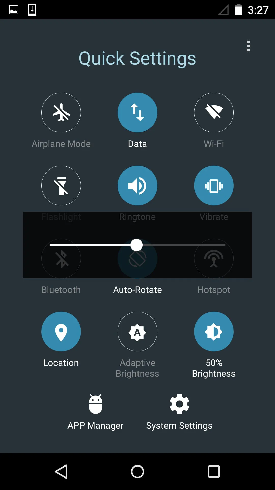 Quick Settings for Android