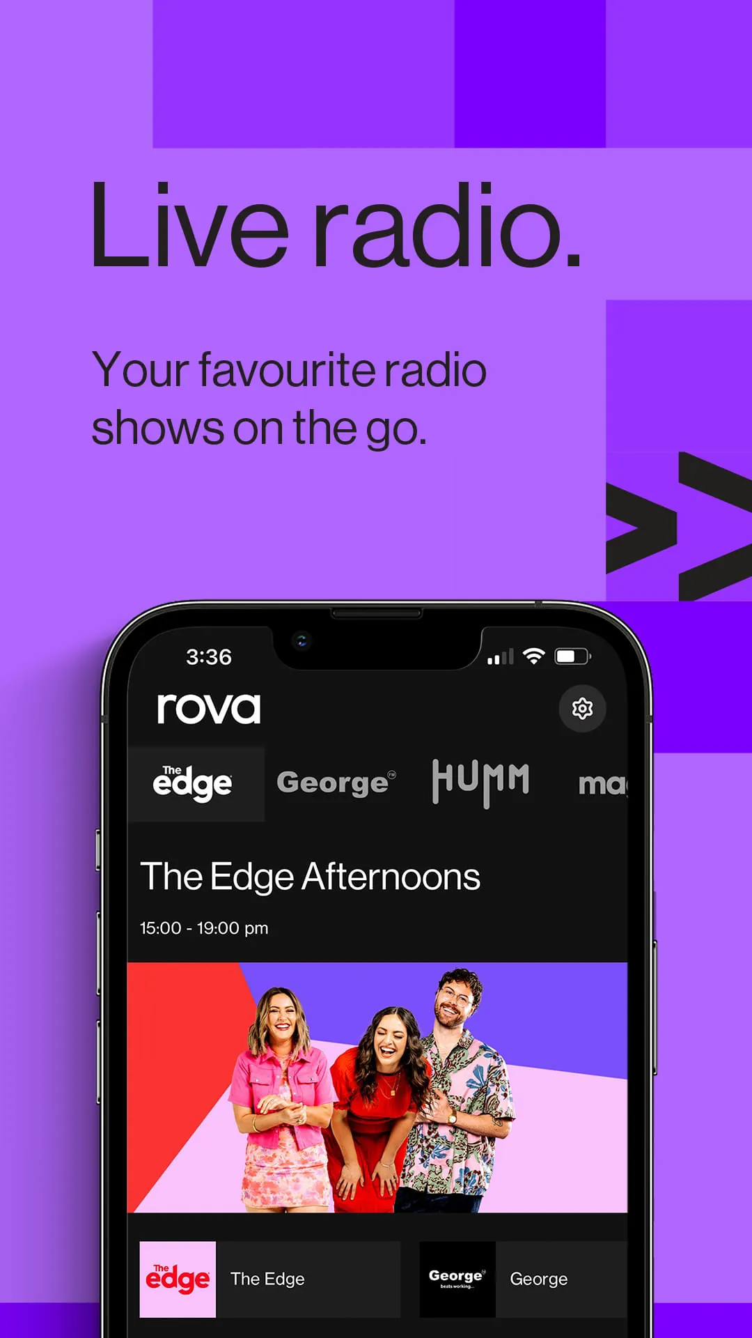 rova – radio, music, podcasts