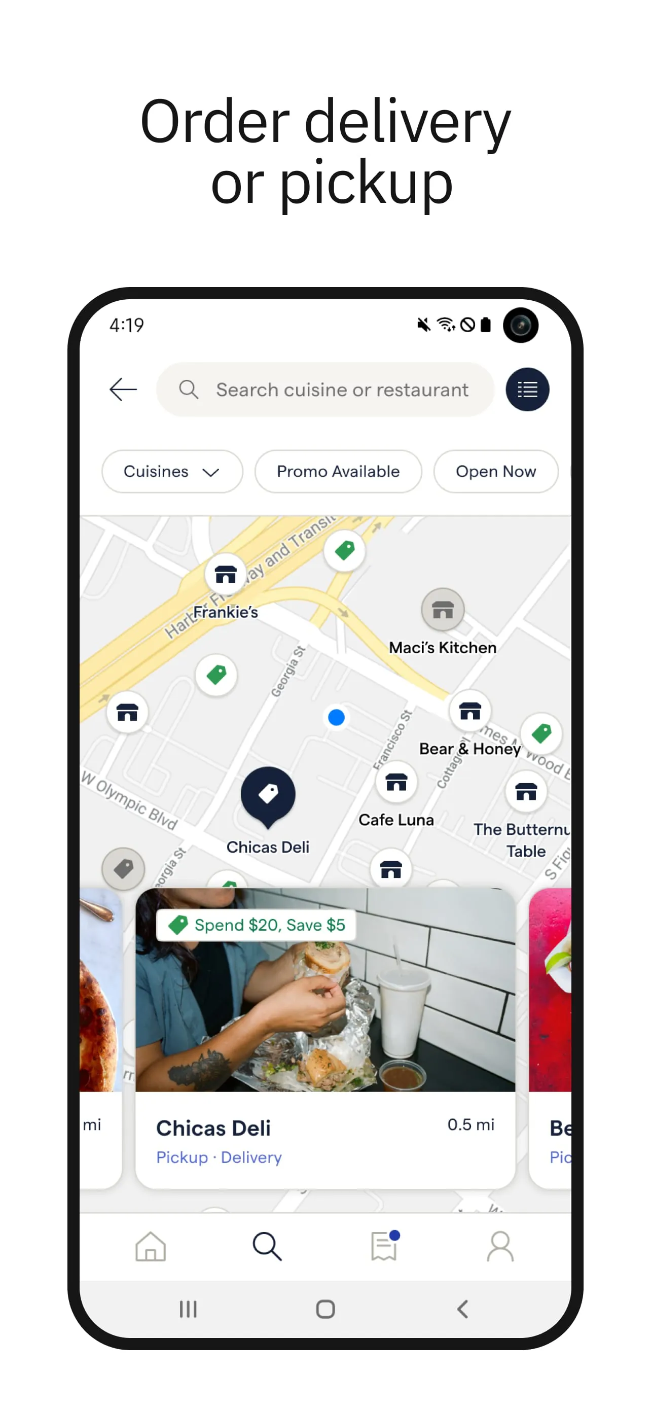 ChowNow: Local Food Ordering