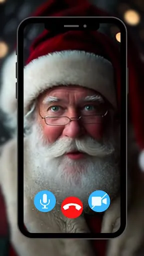 Santa Fake Video Call Prank