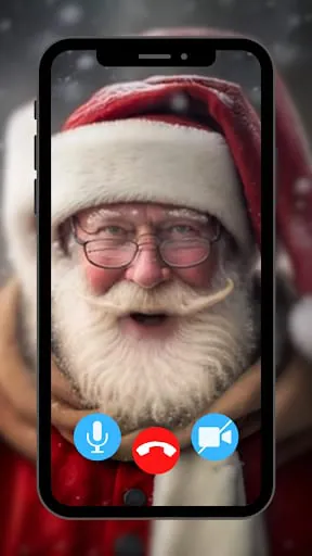 Santa Fake Video Call Prank