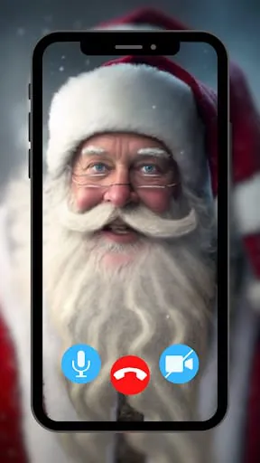 Santa Fake Video Call Prank