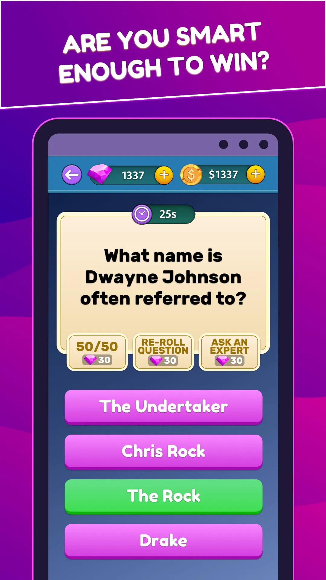 Trivia King - Become a Legend